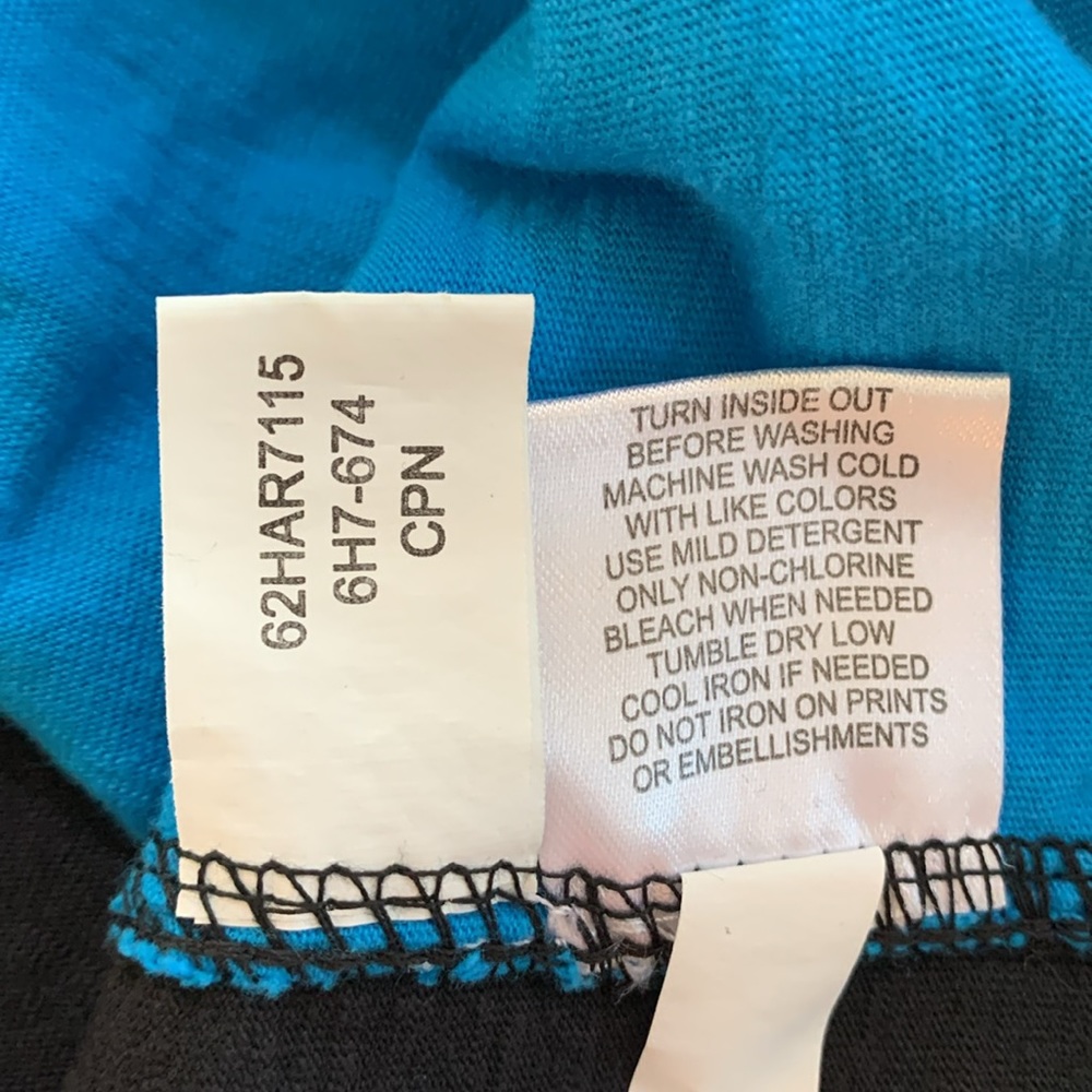 Carolina Panthers Long Sleeve Shirt, XL - Picture 7 of 8